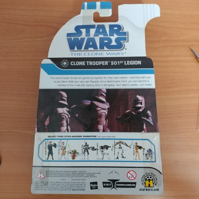 Star Wars The Clone Wars 501st Legion Clone Trooper Walmart Exclusive Hobbies Toys Toys Games on Carousell