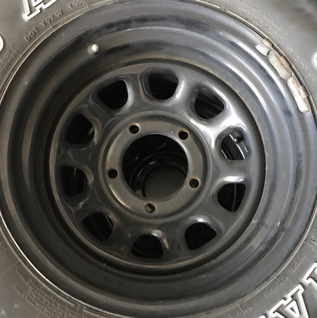 Suzuki vitara and Suzuki jimny steel rim , Car Accessories on Carousell