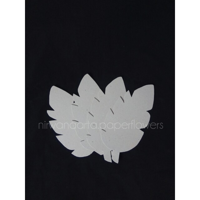 Template Leaf/Cetakan Daun/Pola Daun/Paper Flower Backdrop ...