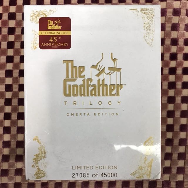 The Godfather Trilogy 45th Anniversary Omerta Limited Edition Blu Ray Hobbies Toys Music Media Cds Dvds On Carousell Celebrating its 45th anniversary, director francis ford coppola's the godfather is widely considered one of the most influential films in cinematic history. the godfather trilogy 45th anniversary omerta limited edition blu ray