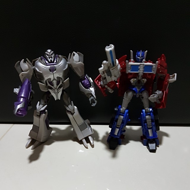 Transformers Prime Optimus Prime Megatron Toys Games Bricks Figurines On Carousell