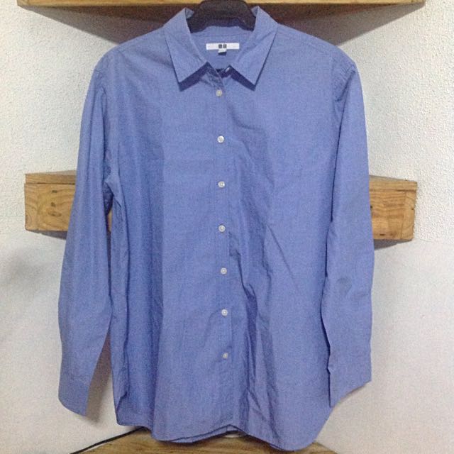 uniqlo long sleeve polo shirt