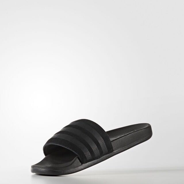 adidas black cloudfoam slides