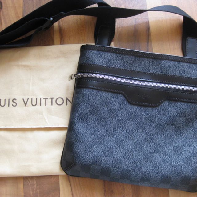Louis Vuitton Thomas in Damier Graphite, Luxury, Bags & Wallets on Carousell
