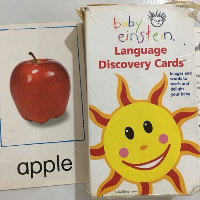 Baby einstein language discovery cards hobbies toys books