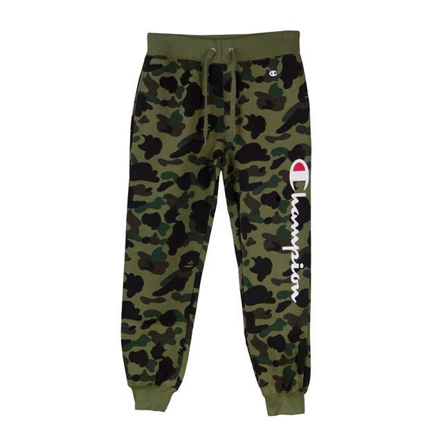 Bape x champion pants hot sale