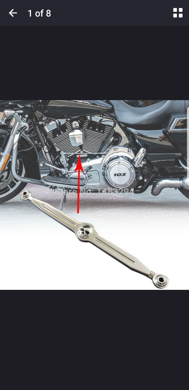 Chrome Shift Linkage Fit For Harley Softail Road King Electra Street Glide CVO