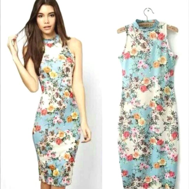 closed neck dress, Women's Fashion, Dresses & Sets, Dresses on Carousell