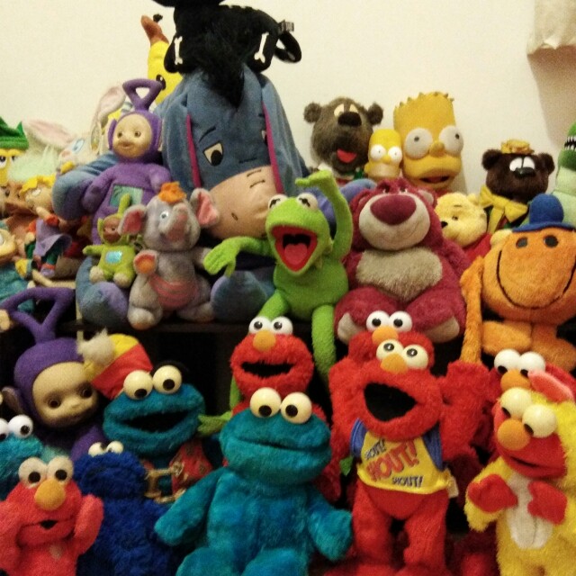 Collectible Soft toy and vintage toy elmo toy story mickey 