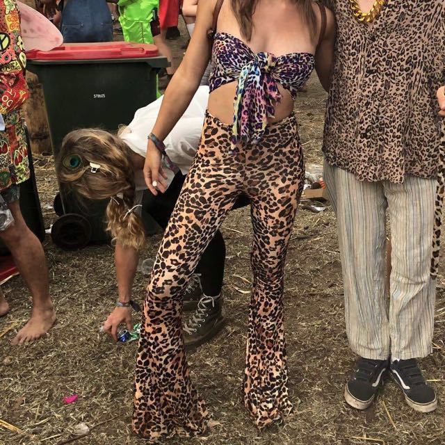 leopard print dress festival