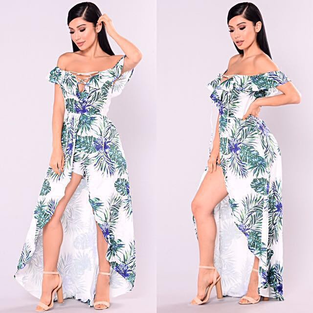 Fashion nova tropical dress shop