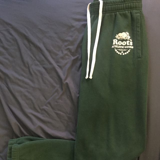 Green best sale roots sweatpants