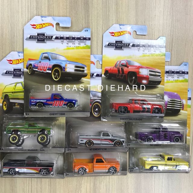 hot wheels chevrolet 100 years