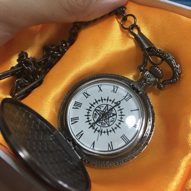 Black butler pocket watch hotsell