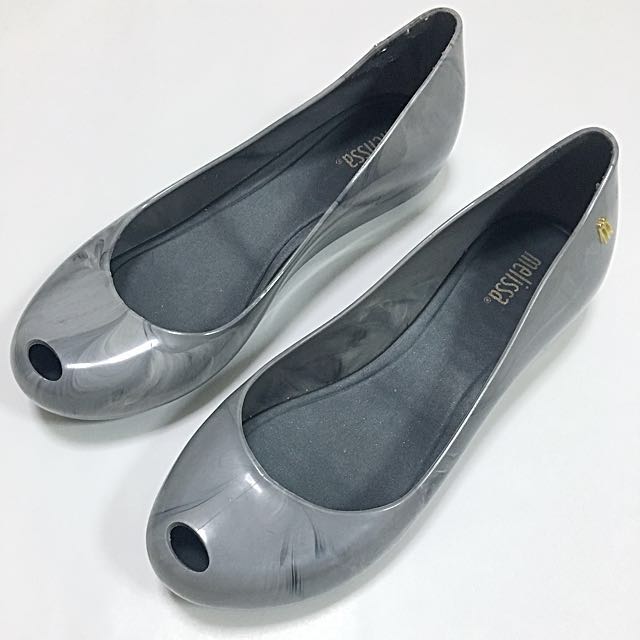 grey melissa shoes
