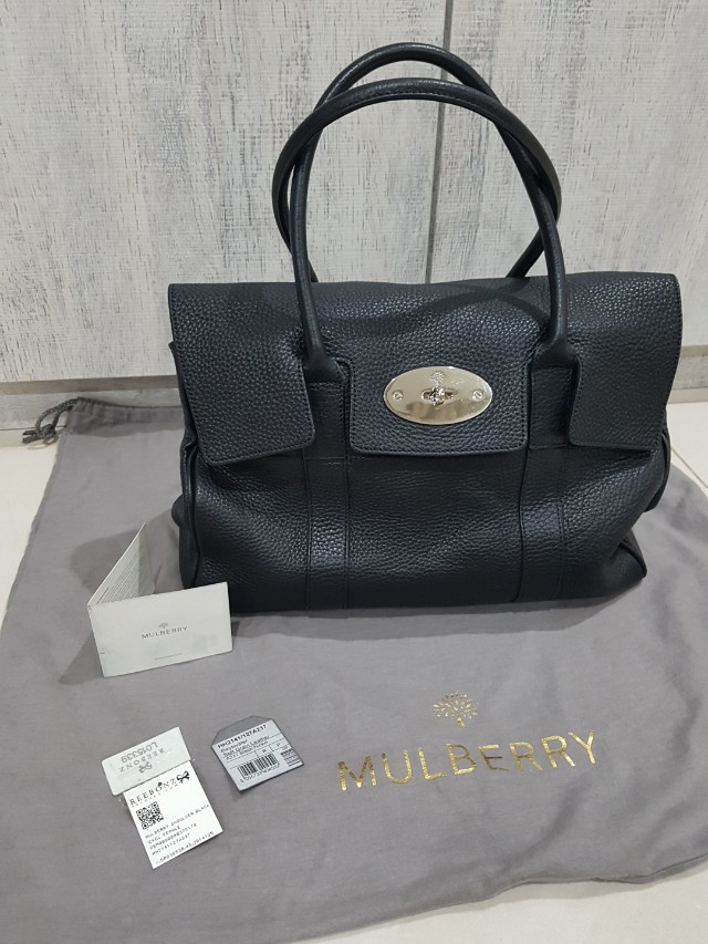 mulberry bayswater black bag