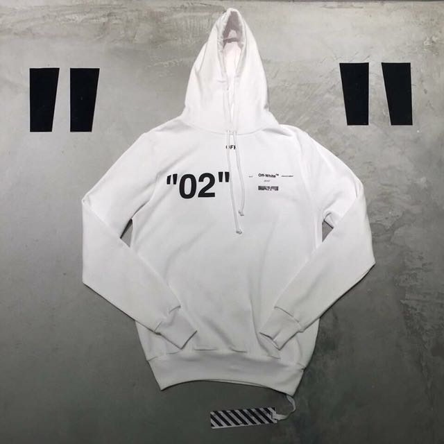 xs white hoodie