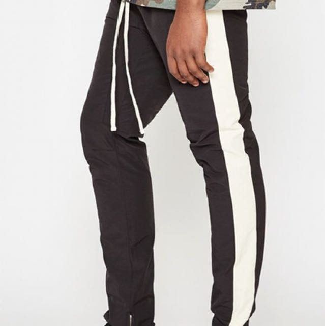 pacsun black and white striped pants
