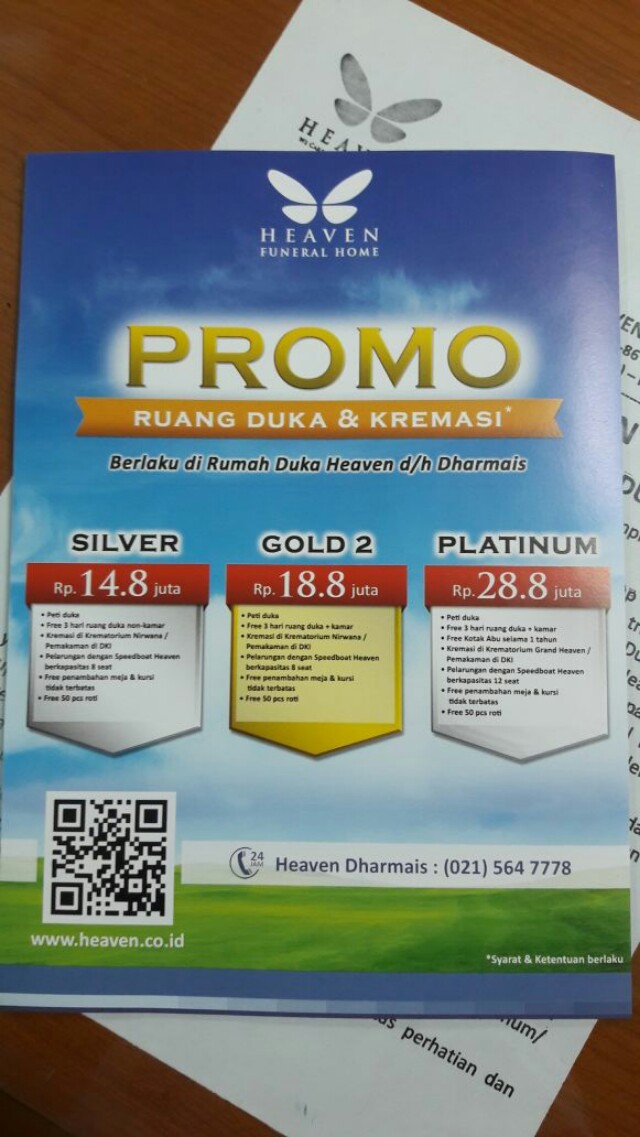 Paket Kedukaan Heaven Dharmais Jasa Lainnya Di Carousell