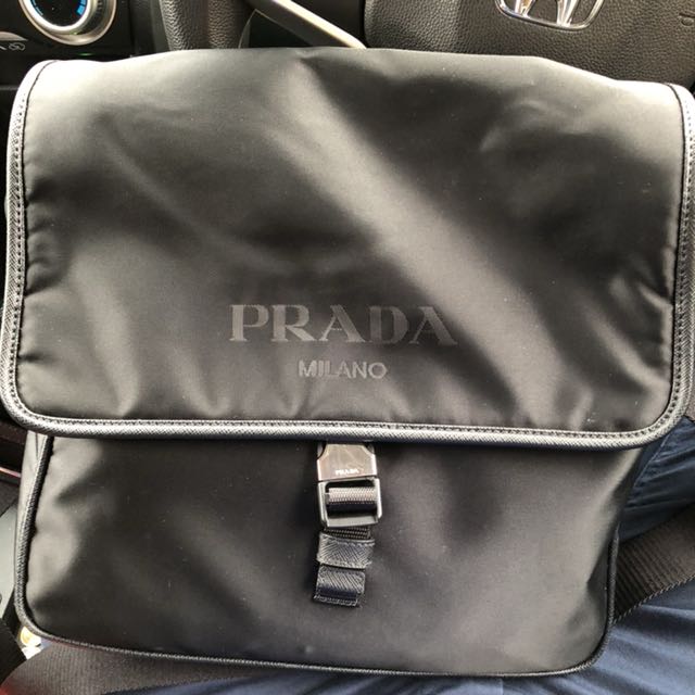 prada man bag ebay