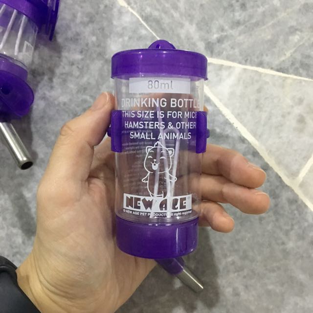 Small animal water bottle 80ml X 2, Pet Supplies, Homes & Other Pet