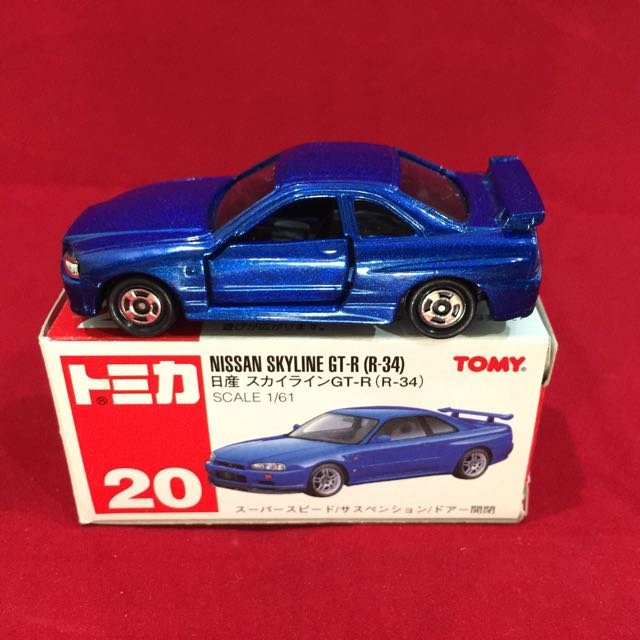 tomica nissan skyline r34
