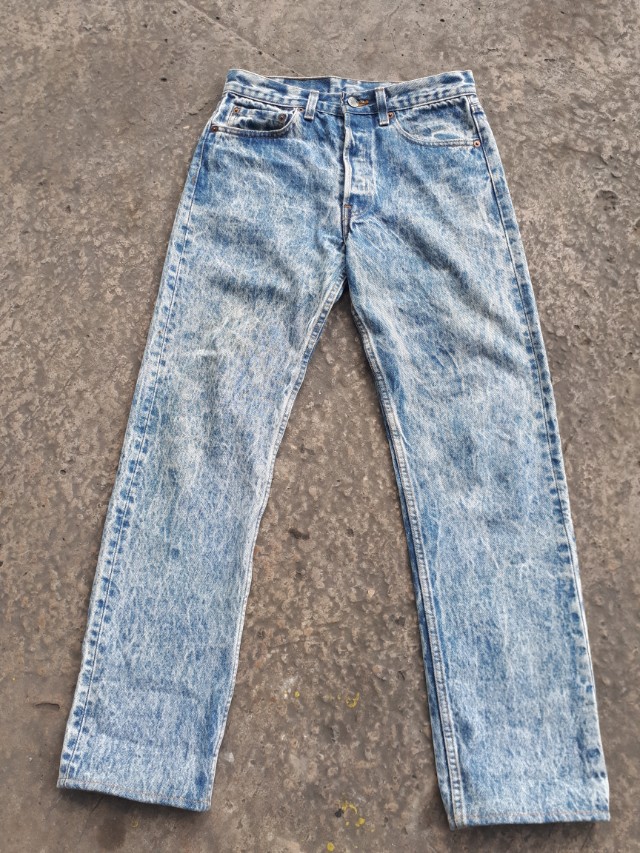 Vintage levis 501 acid wash