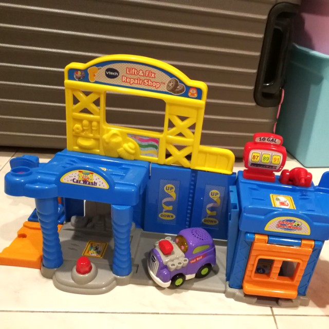 vtech car wash playset