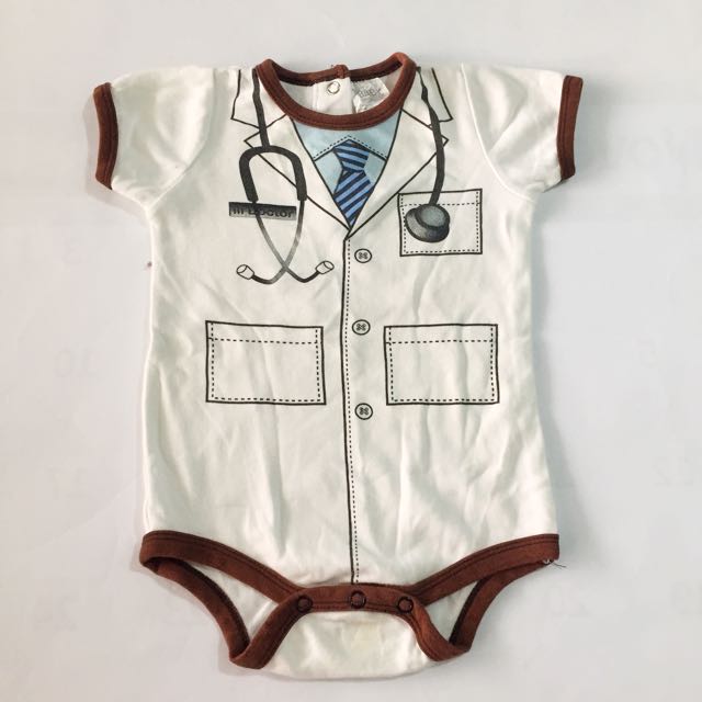 Baby Essentials Doctor onesie, Babies & Kids, Babies & Kids Fashion on