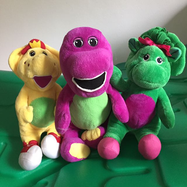 Barney and friends soft toys, Hobbies & Toys, Toys & Games on Carousell