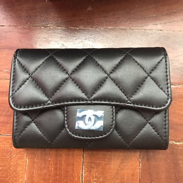 chanel name card holder