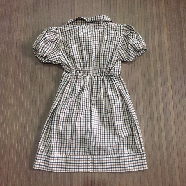 Checkered One Piece Puff Dress (Category: Blouses) located in Makati City. Submitted by backn (Listing ID 114117029, Image 2). Description: Free-size but can fit from small to medium Rarely used RFS: doesn't fit anymore and decluttering ;) #onlinegaragesale.