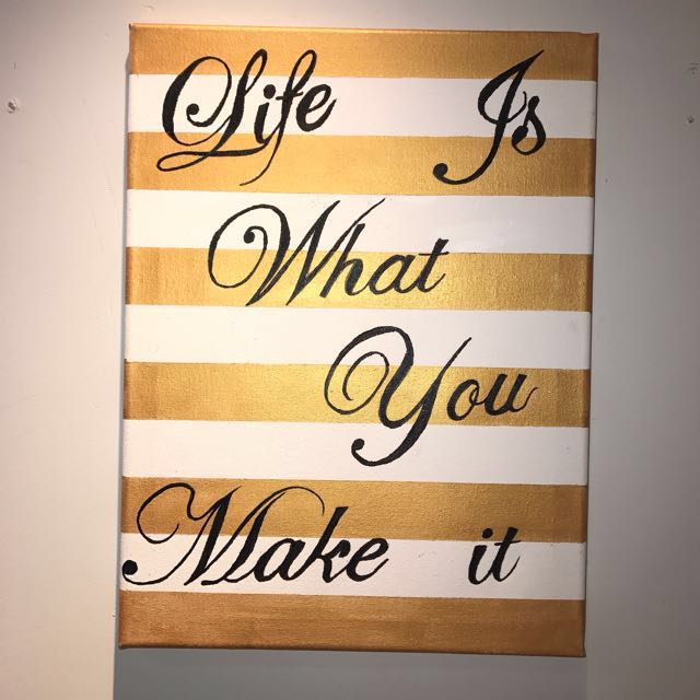 Diy Canvas Painting Design Craft Artwork On Carousell