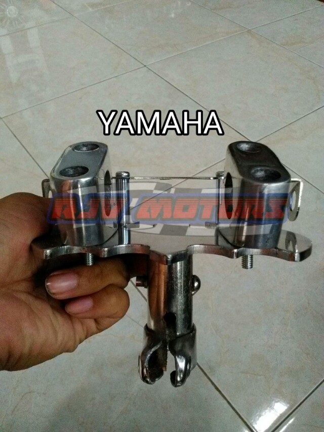 Dudukan Stang Yamaha Batman Mio Motor Di Carousell Bahan besi dan untuk raiser baha aluminium. dudukan stang yamaha batman mio