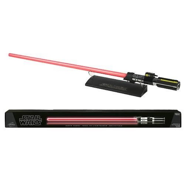 darth vader fx lightsaber black series
