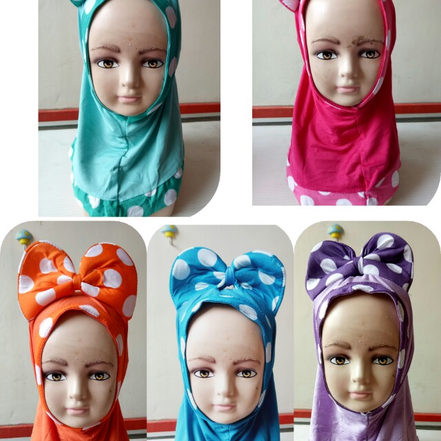 Jilbab Bayi Jilbab Minnie Mouse Lucu Unik Bayi Anak Lainnya Di Carousell