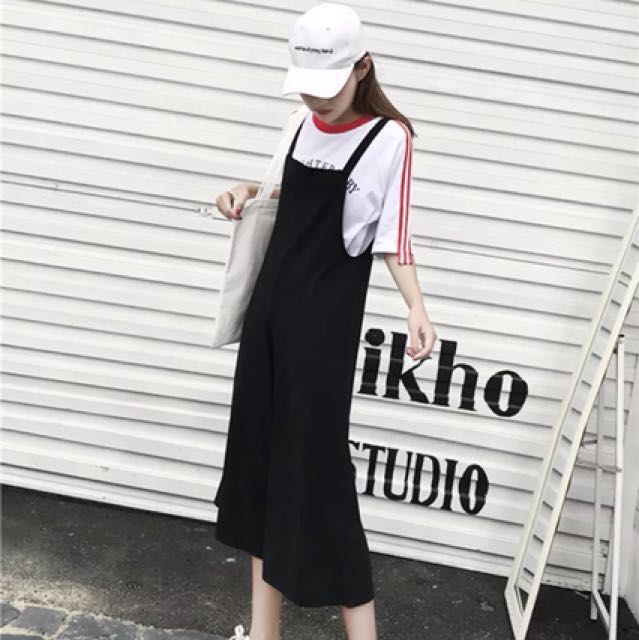 Korean Loose Slim Casual Wide Leg Jumpsuit Pants Women S Fashion