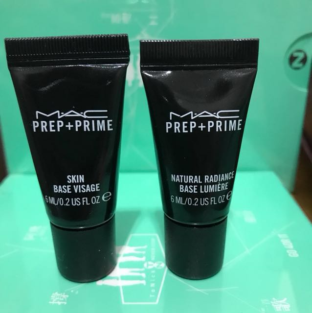 MAC Base Primer Samples （分類：化妝品）位於 Hong Kong。 由 ushk_store 提交（商品編號 148753411，圖片 1）。簡介： M.A.C Samples 6mL $12@1 20@2 Skin Base Visage 專櫃價 30mL $260 Natural Radiance Base Lumiere 50mL $360 Skin Base Visage: 輕盈質感﹑平滑肌膚﹑提升肌膚光澤。 Natural Radiance Base: 此啫喱乳液備有粉紅及黃色，作妝前底霜使用可改善粉底的妝效，加上配方內的閃亮珠光粉末能改善暗啞膚色，塑造健康自然的亮光。。