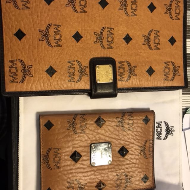 MCM passport holder and travel wallet Luxury Bags Wallets on Carousell