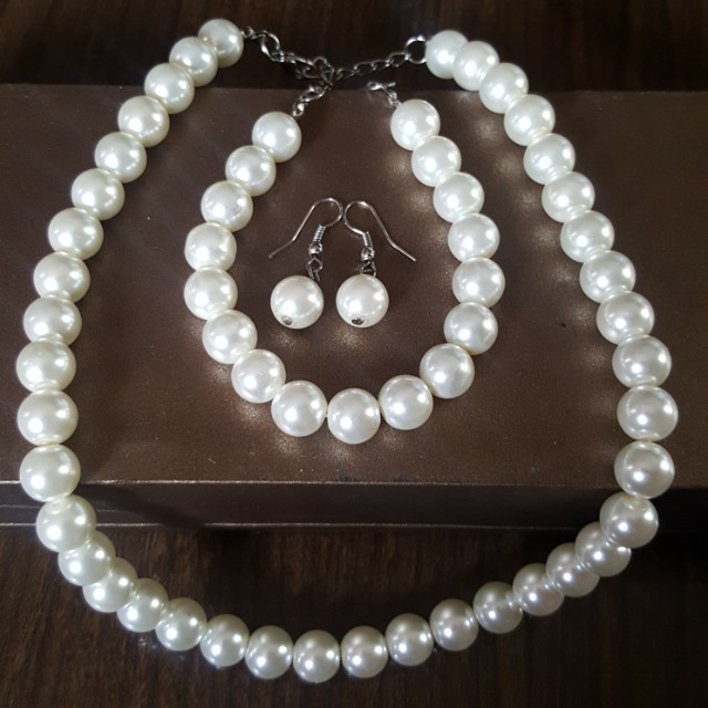 Pearl Jewelry Set Pearl Accessories Pearl Set