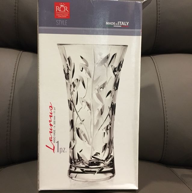 Rcr Crystal Vase Furniture Home Decor On Carousell