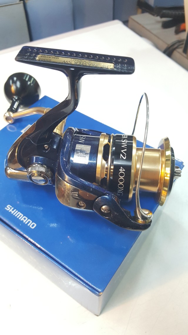 Shimano Biomaster SW 4000XG Spinning Reel uesd fishing Reel used