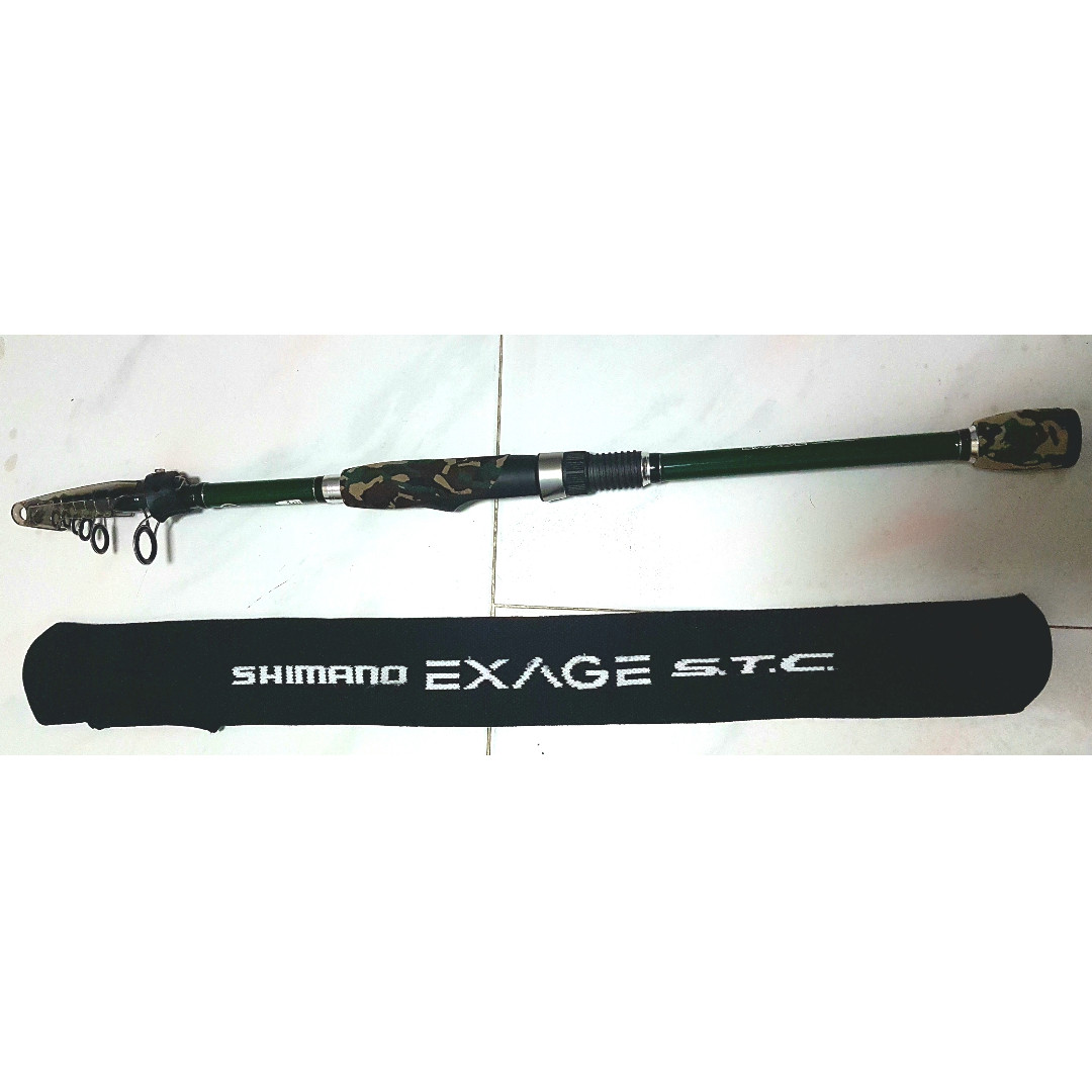 Shimano Exage S.T.C Travel Telescopic Camouflage Eva Concept Fishing Rod 