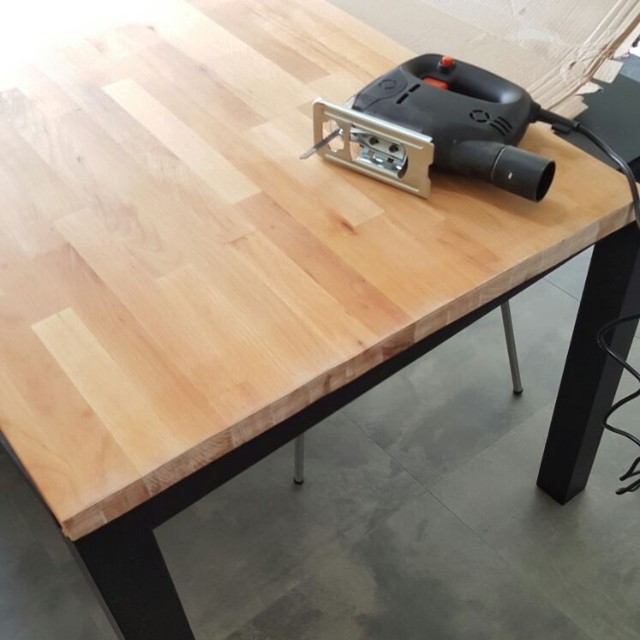 Ikea Butcher Block In Solid Beech Wood For Desk Coffee Table Ikea Butcher Block In Solid Beech Wood