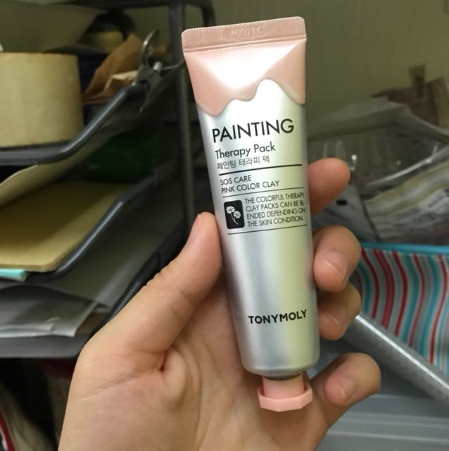 Tony Moly Painting Therapy Pacl Sos Care Pink Color Clay Health
