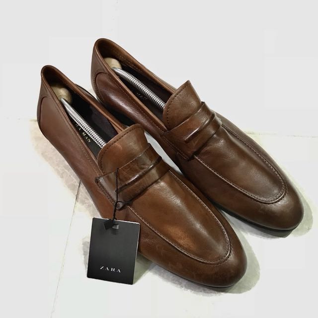  Zara  MEN  Real Leather Loafer  Shoes   Carousell