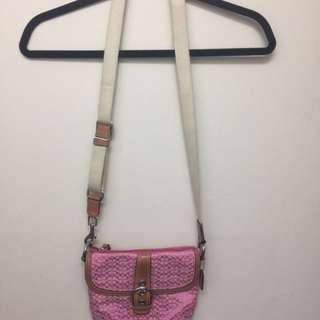 EUC Authentic signature coach crossbody bag
