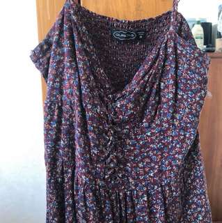 Purple summer dress