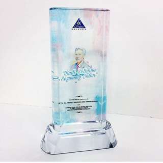 Piala Kristal Trophy Crystal