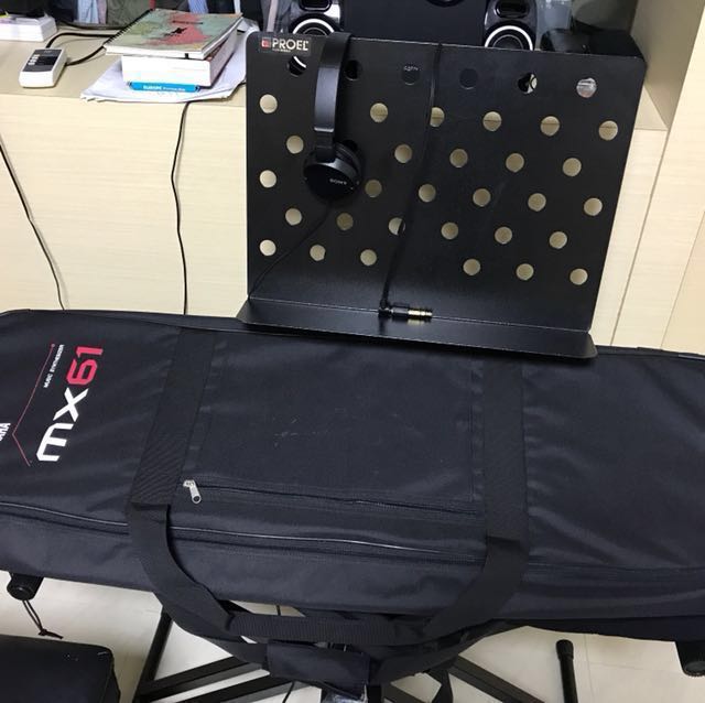 570 Yamaha MX 61 comes with gig bag Hobbies Toys Music Media Musical Instruments on Carousell